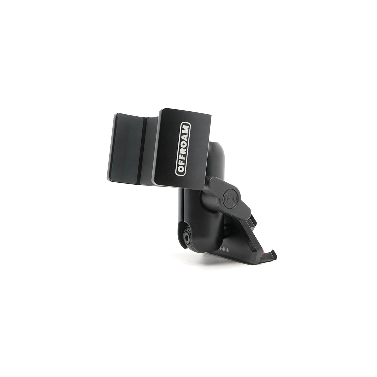 Image of Offroam Phone Mount for Subaru Crosstrek 2024-2026 | Impreza 2024-2026 | WRX 2022-2026. This premium phone mount installs easily without drilling or glue. Spring loaded Universal holder for use with any phone. Perfect placement without blocking screens, driver view, or air flow. Fully adjustable positioning.