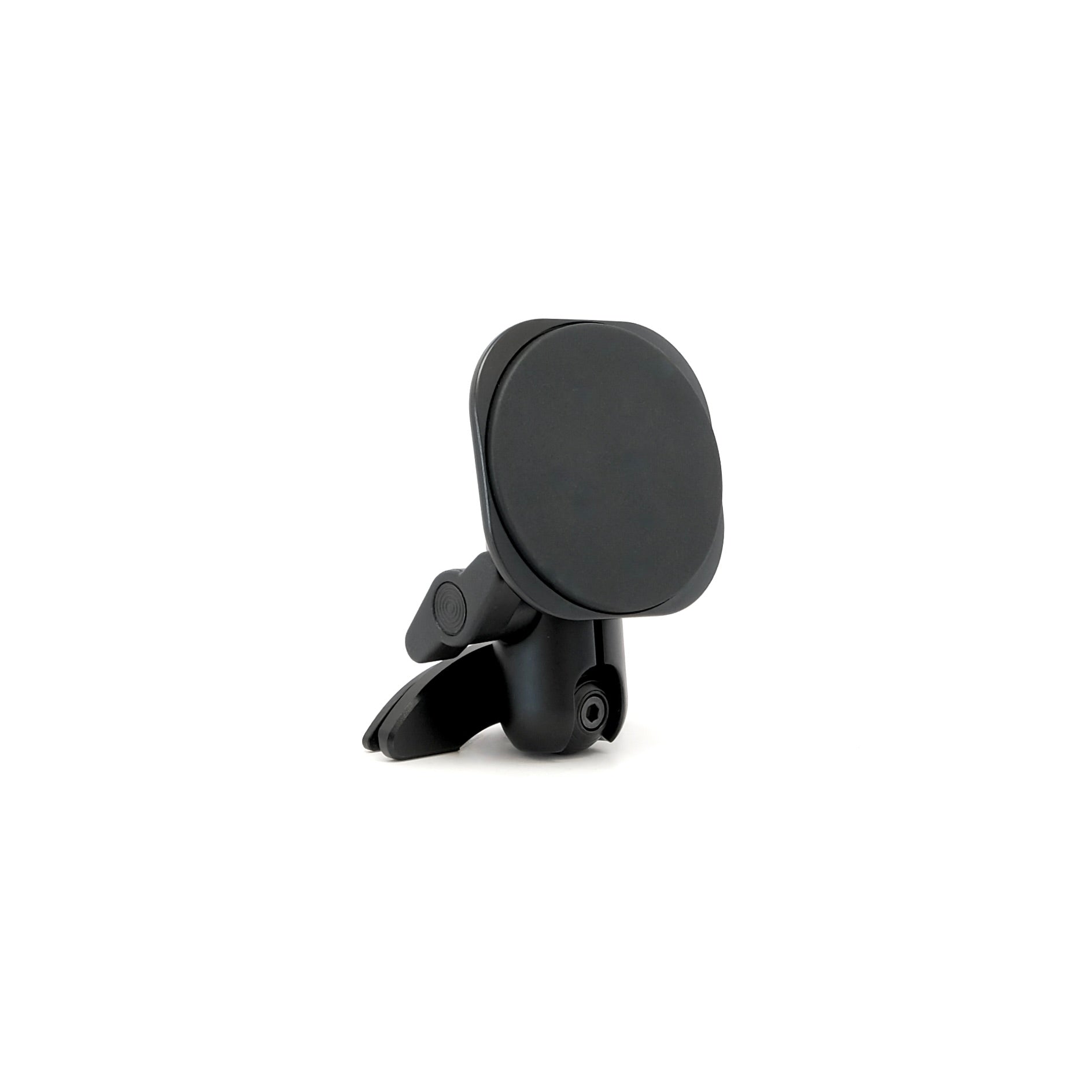 Image of Offroam MagSafe-compatible Phone Mount for Jeep Wrangler | Gladiator. This premium phone mount installs easily without drilling or glue. High force magnets hold phone on any trail, road, or track. Perfect placement without blocking screens, driver view, or air flow. Fully adjustable positioning.