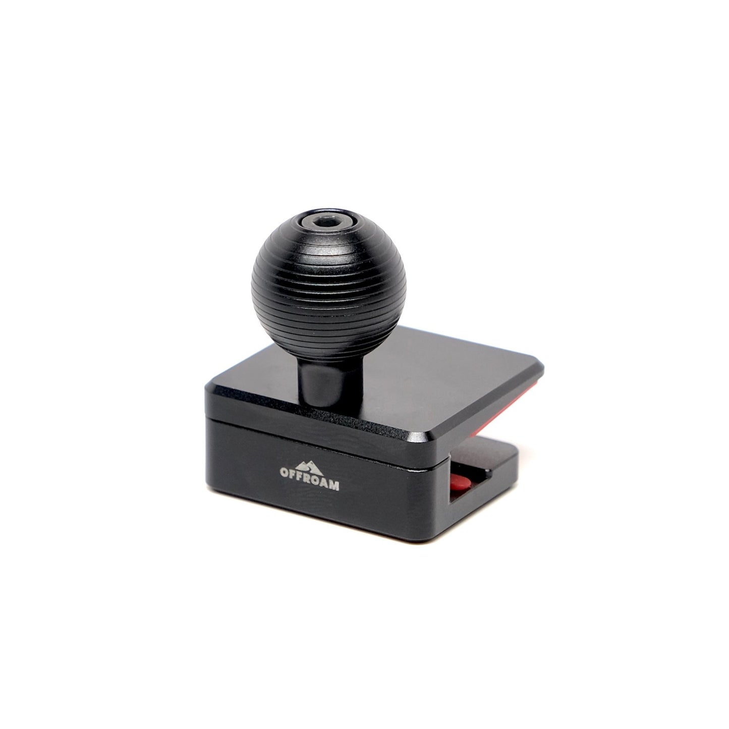 Image of Offroam Mounting Base for Toyota 4Runner 2010-2024. This premium all metal phone mounting base installs easily without drilling or glue. Perfect placement without blocking screens, driver view, or air flow.