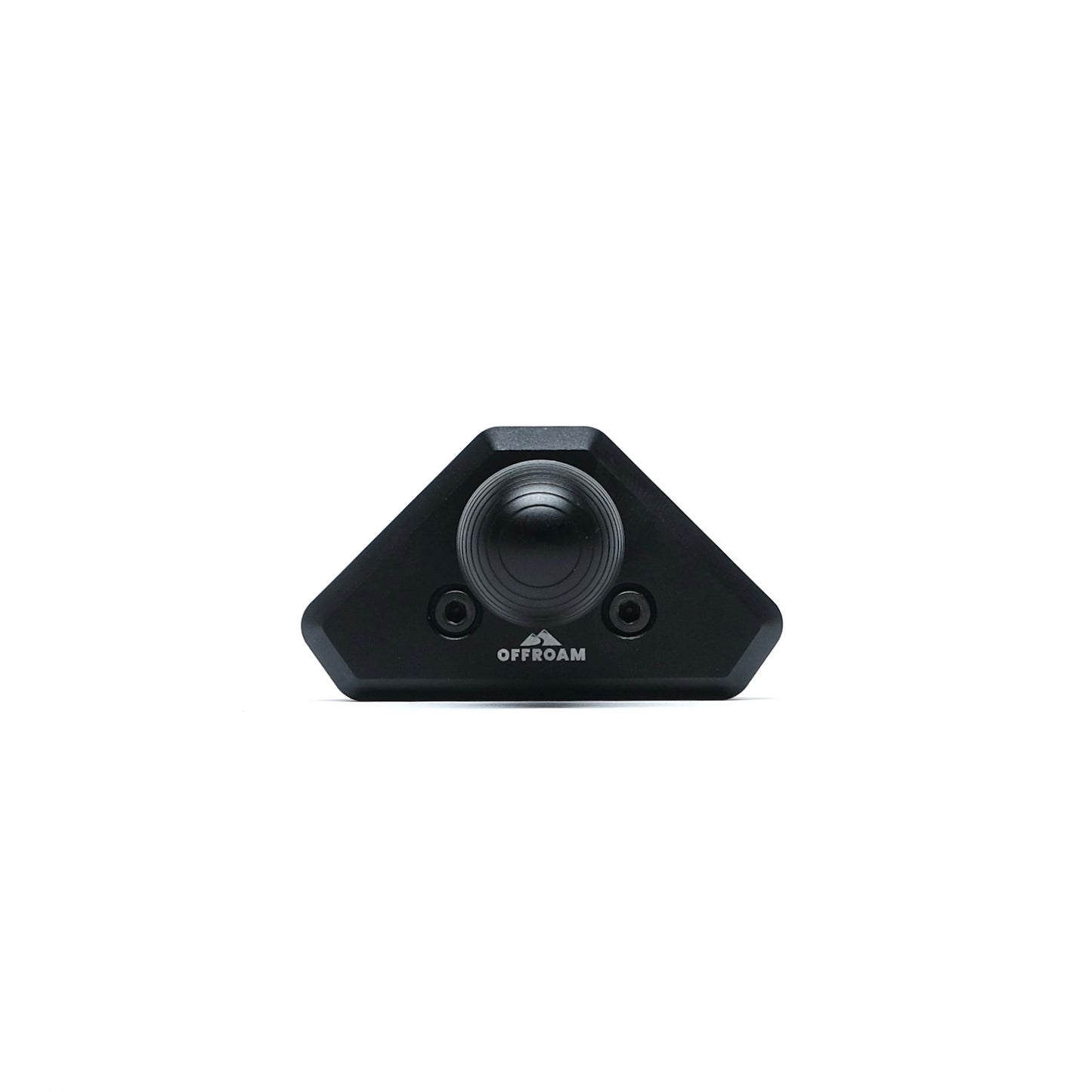 Image of Offroam Mounting Base for Ford F-150 2021-2025 | F-250/F-350 2023-2025 | F-150 Lightning (XL & PRO) 2022-2025. This premium all metal phone mounting base installs easily without drilling or glue. Perfect placement without blocking screens, driver view, or air flow.