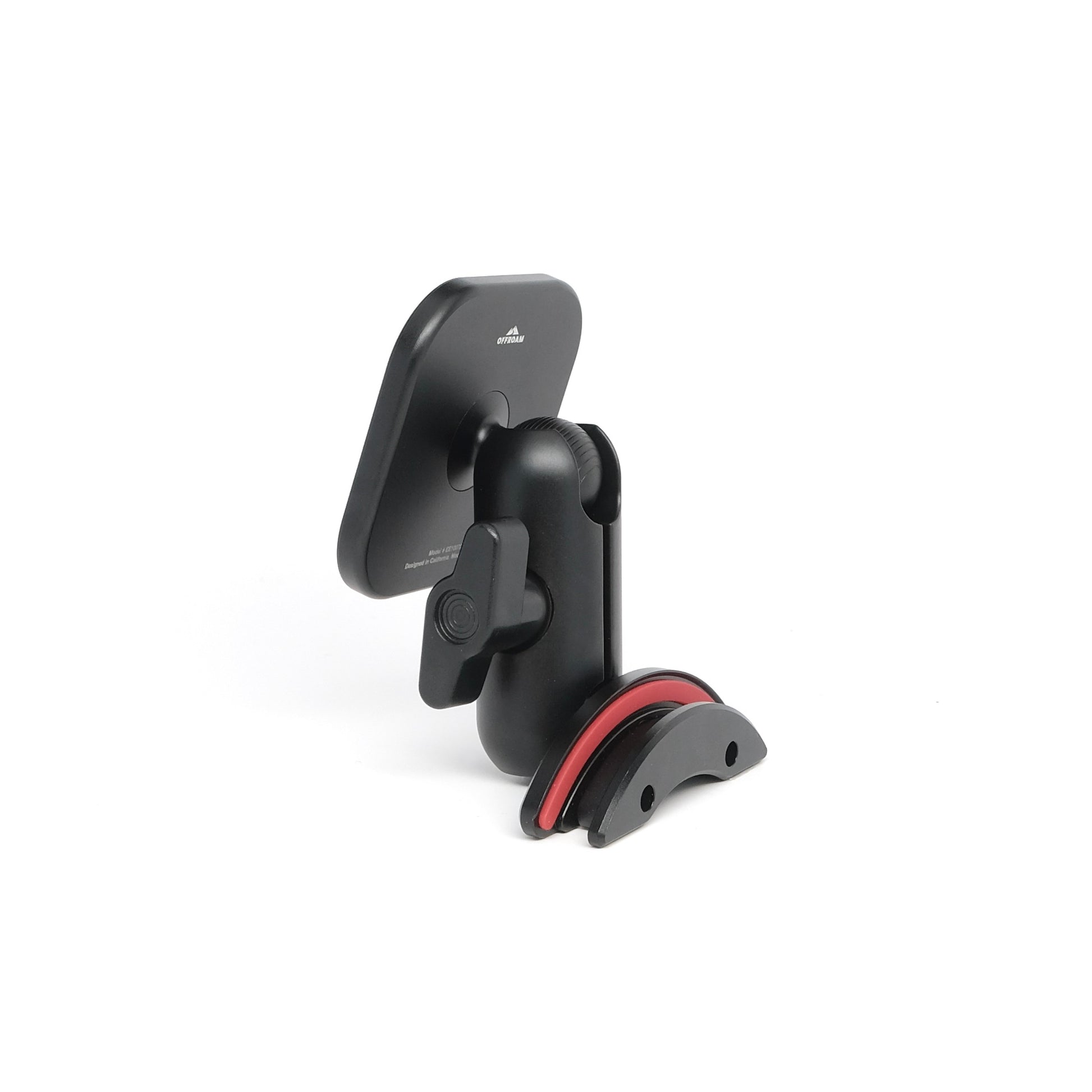 Image of Offroam MagSafe-compatible Phone Mount for Toyota Tacoma 2016-2023 | Tundra 2014-2021. This premium phone mount installs easily without drilling or glue. High force magnets hold phone on any trail, road, or track. Perfect placement without blocking screens, driver view, or air flow. Fully adjustable positioning.