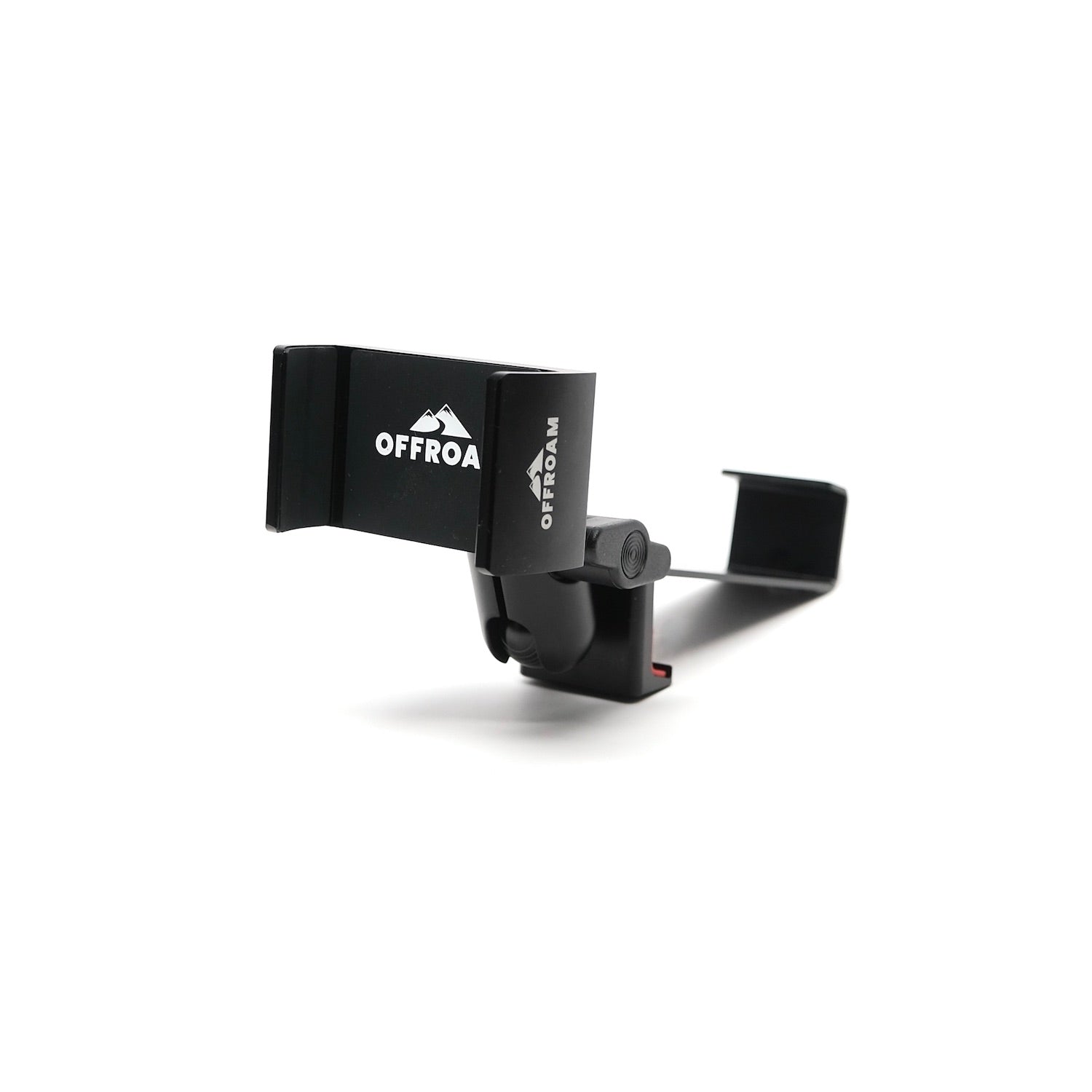 Image of Offroam Mounting Base for Mercedes-Benz Sprinter 2019-2025. This premium all metal phone mounting base installs easily without drilling or glue. Perfect placement without blocking screens, driver view, or air flow.