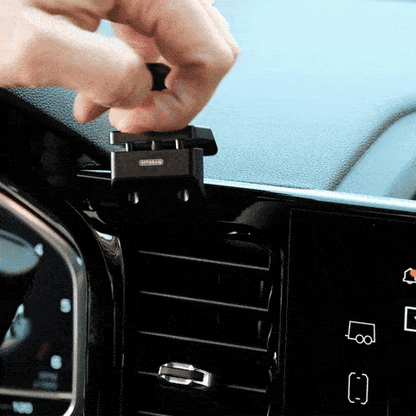 Video of Offroam Mounting Base installation for Chevrolet Silverado 2022-2026 | Silverado HD 2024-2026 and GMC Sierra 1500 2022-2026 | Sierra HD 2024-2026 with 13.4-in. display. This premium all metal phone mounting base installs easily without drilling or glue. Perfect placement without blocking screens, driver view, or air flow.