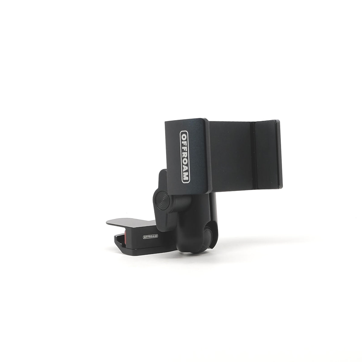 Image of Offroam Phone Mount for Subaru Outback | Legacy 2020-2025. This premium phone mount installs easily without drilling or glue. Spring loaded Universal holder for use with any phone. Perfect placement without blocking screens, driver view, or air flow. Fully adjustable positioning.