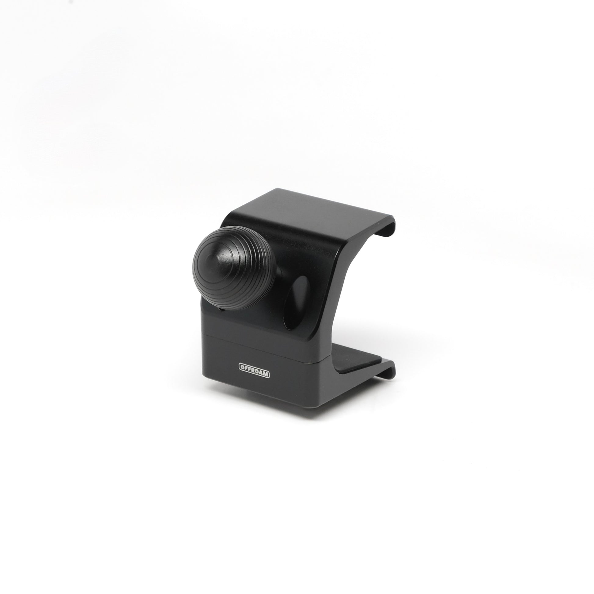 Image of Offroam Mounting Base for Toyota RAV4 2019-2025. This premium all metal phone mounting base installs easily without drilling or glue. Perfect placement without blocking screens, driver view, or air flow.