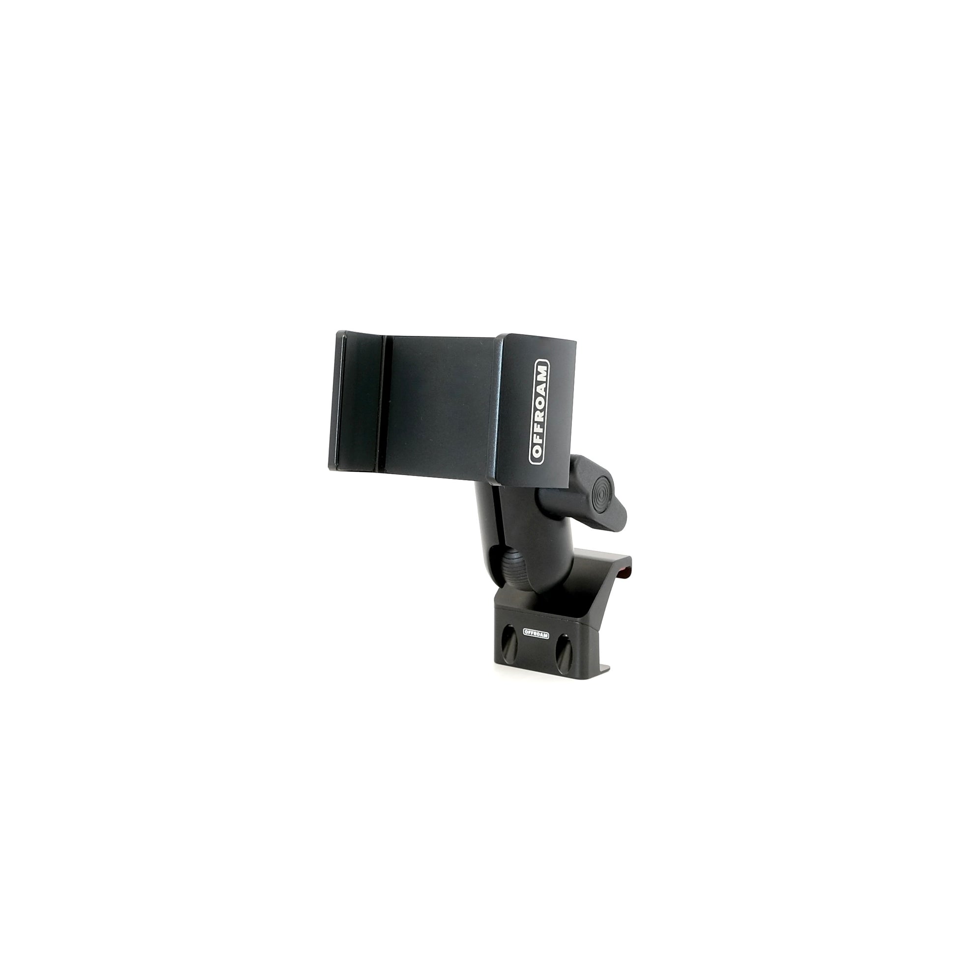 Image of Offroam Phone Mount for Honda Accord 2023-2026. This premium phone mount installs easily without drilling or glue. Spring loaded Universal holder for use with any phone. Perfect placement without blocking screens, driver view, or air flow. Fully adjustable positioning.