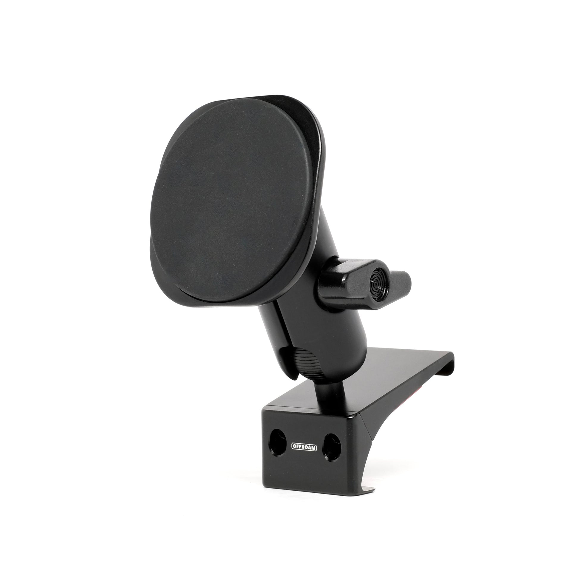 Image of Offroam MagSafe-compatible Phone Mount for Honda Pilot 2023-2025 | Passport 2026. This premium phone mount installs easily without drilling or glue. High force magnets hold phone on any trail, road, or track. Perfect placement without blocking screens, driver view, or air flow. Fully adjustable positioning.