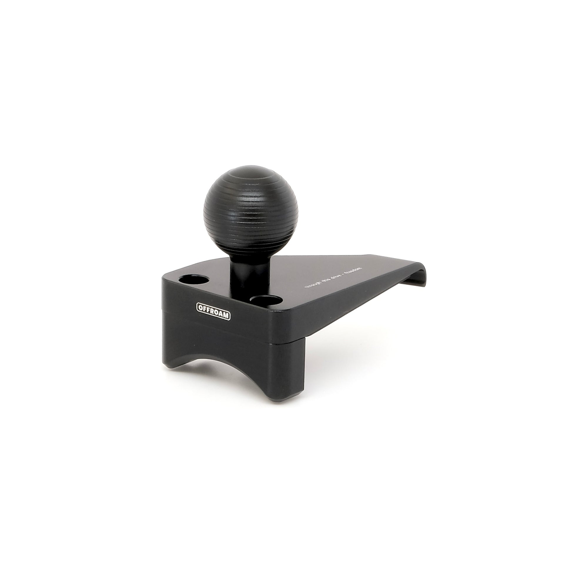 Image of Offroam Mounting Base for Toyota Tacoma 2024-2026 | 4Runner 2025-2026. This premium all metal phone mounting base installs easily without drilling or glue. Perfect placement without blocking screens, driver view, or air flow.