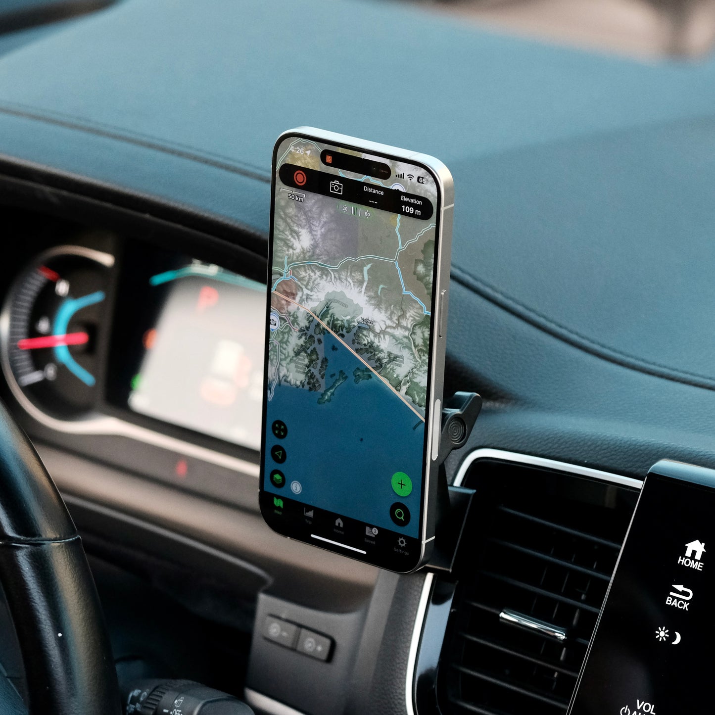 Honda Ridgeline 2016-2026 | Passport 2019-2025 | Pilot 2016-2022 MagSafe-compatible Phone Mount