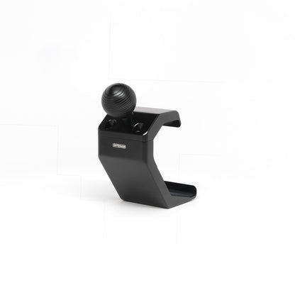 Image of Offroam Mounting Base for Toyota Grand Highlander 2024-2026. This premium all metal phone mounting base installs easily without drilling or glue. Perfect placement without blocking screens, driver view, or air flow.