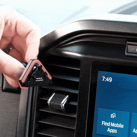 Video of Offroam Mounting Base installation for Ford F-150 2021-2025 | F-250/F-350 2023-2025 | F-150 Lightning (XL & PRO) 2022-2025. This premium all metal phone mounting base installs easily without drilling or glue. Perfect placement without blocking screens, driver view, or air flow.