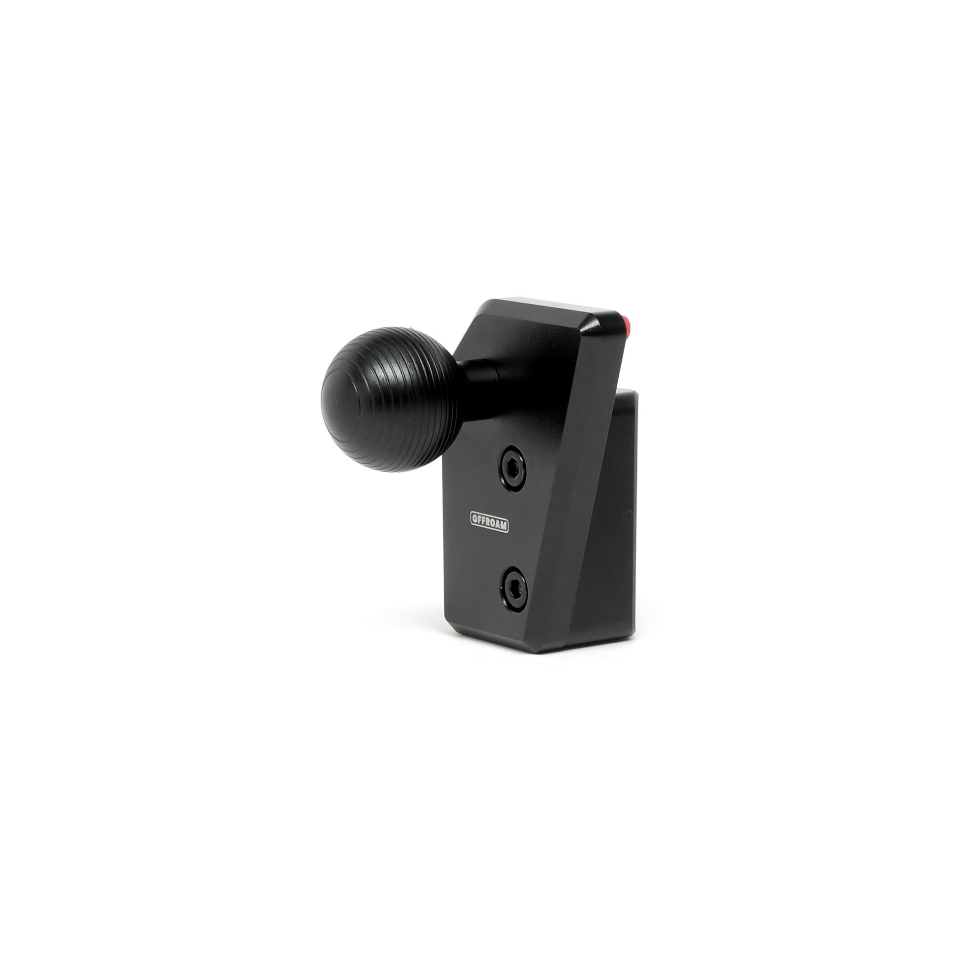 Image of Offroam Mounting Base for Subaru Forester 2025-2026. This premium all metal phone mounting base installs easily without drilling or glue. Perfect placement without blocking screens, driver view, or air flow.