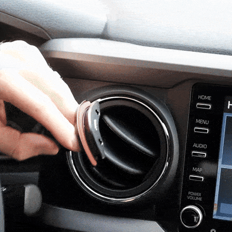 Video of Offroam MagSafe-compatible Phone Mount installation for Toyota Tacoma 2016-2023 | Tundra 2014-2021. This premium phone mount installs easily without drilling or glue. High force magnets hold phone on any trail, road, or track. Perfect placement without blocking screens, driver view, or air flow. Fully adjustable positioning.