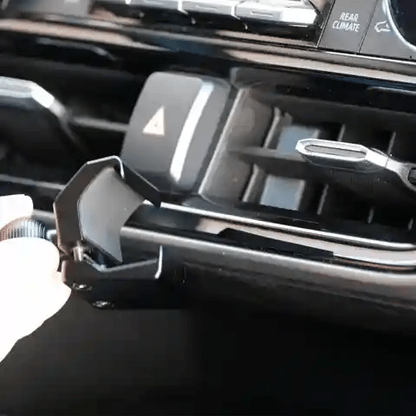 Animation of Offroam Mounting Base installation for Toyota Highlander 2020-2026. This premium all metal phone mounting base installs easily without drilling or glue. Perfect placement without blocking screens, driver view, or air flow.