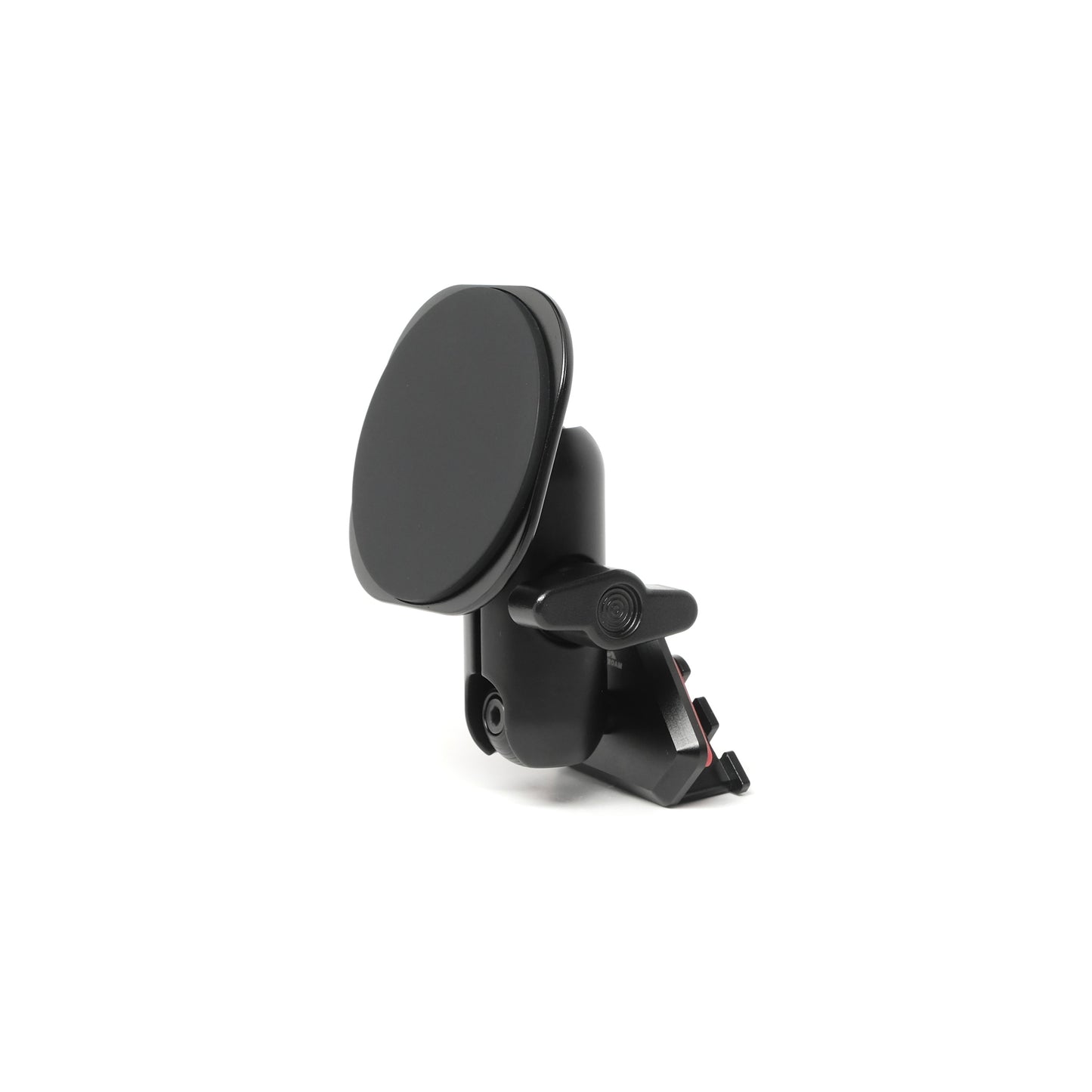 Image of Offroam MagSafe-compatible Phone Mount for Toyota Tacoma 2005-2011. This premium phone mount installs easily without drilling or glue. High force magnets hold phone on any trail, road, or track. Perfect placement without blocking screens, driver view, or air flow. Fully adjustable positioning.