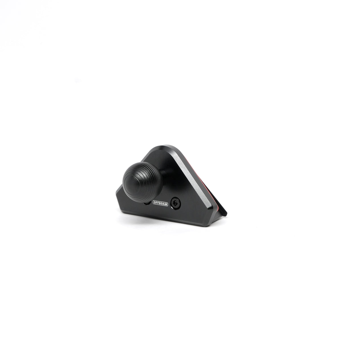 Offroam mounting base with 20 mm ball interface designed for Volvo XC602018 to 2026 also S60 and V60 from 2019 to 2026 shown on white background. Used for amounting phones, GPS, Radios.