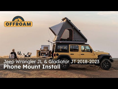 Jeep Wrangler 2018-2023 | Gladiator 2019-2023 MagSafe-compatible Phone Mount, Dashboard